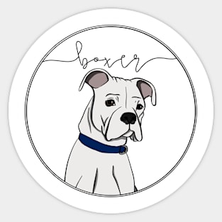 Boxer Sticker